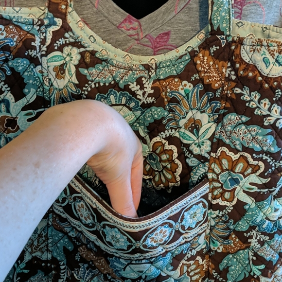 Vera Bradley Java Blue retired pattern - Picture 9 of 16